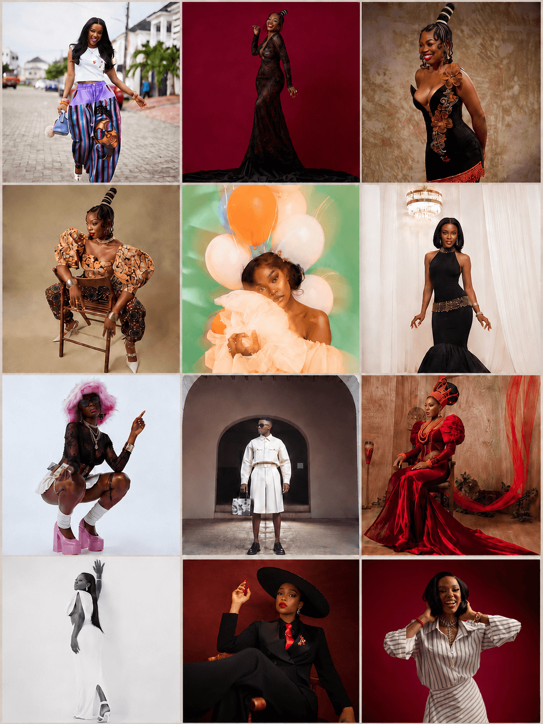 Exqueze Me portfolio collage